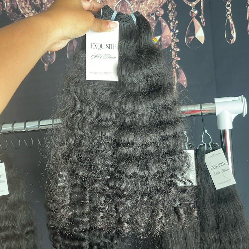 Raw Indian hair (Single bundle of 18”)